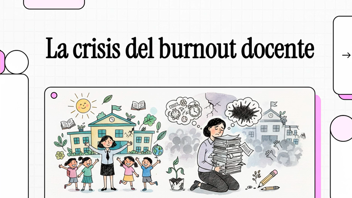 La crisis del burnout docente