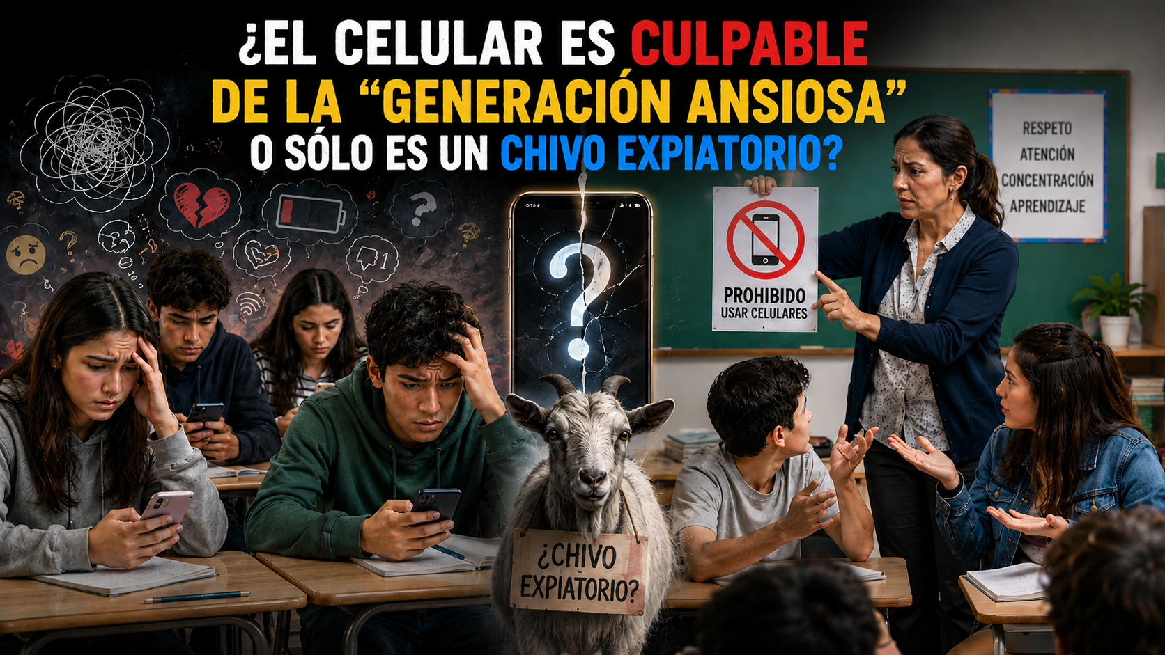 ¿El celular es culpable de la "generación ansiosa" o sólo es un chivo expiatorio?